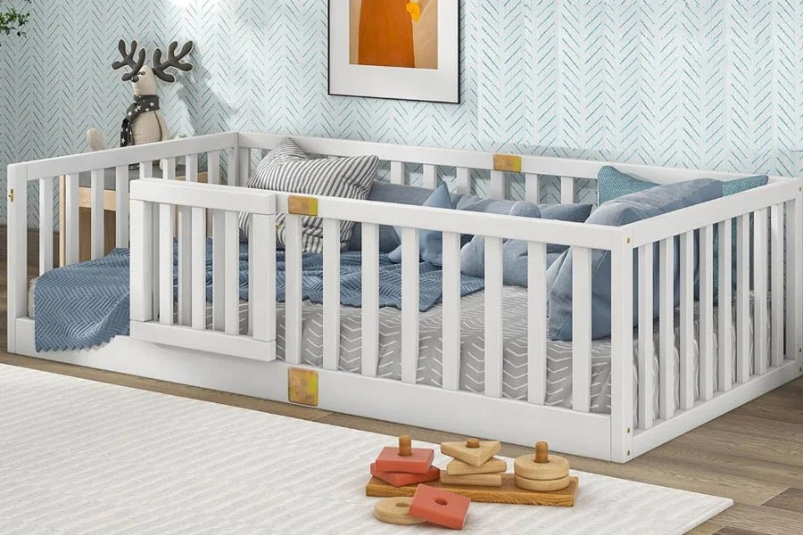 Montessori-Inspired Twin Bed with Safety Features